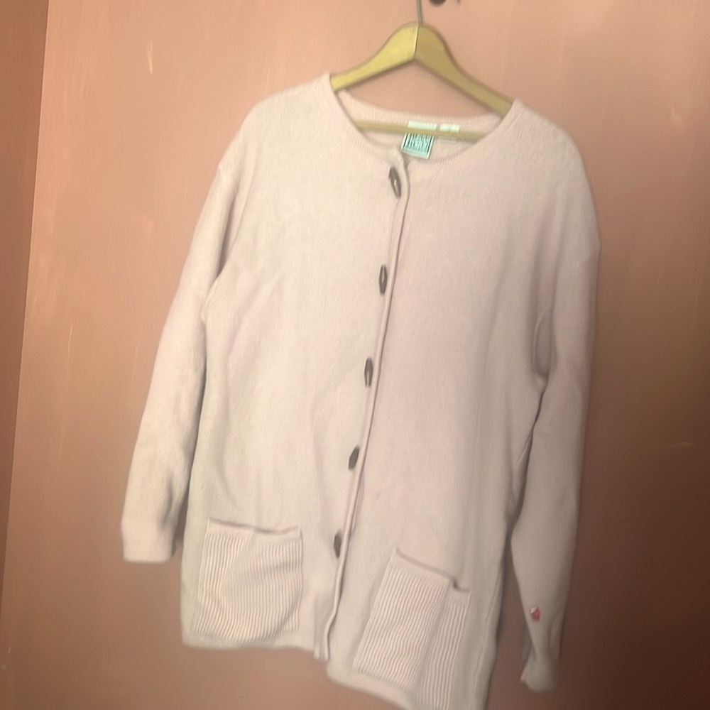 100% Wool Pink 90s cardigan